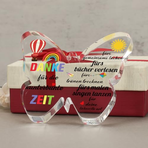 Blumuze Farewell Gift Educator Teacher, Butterfly Acrylic Decorative Sign Thank You Teacher Gifts for Farewell, Thank You Teacher, Christmas Gifts for Teacher
