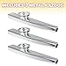 ArtCreativity 4.75 Inch Metal Kazoo - Set of 3 - Fun Humming Musical Instrument for Kids and Adults - Durable Music Toys - Cool Birthday Favors, Party Noisemakers Supplies, Goody Bag Fillers