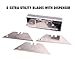 Utility Knife Folding Box Cutter - Best Work Knife with Clip. 2 in 1 Serrated All Purpose Blade. Wooden Handle. Includes Leather Sheath and 5 Extra Razor Blades. Great Gift Idea by Vermont.