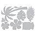 Sizzix 661207 Thinlits Die Set, Tropical by Tim Holtz (8/Pack)