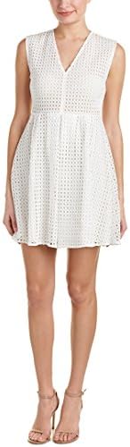 Sandro Womens Royale A-Line Dress, 3, White