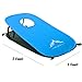 Himal Collapsible Portable Corn Hole Boards With 10 Cornhole Bean Bags And Tic Tac Toe Game 2 Games on 1 Board,Blue-Red(2 x 1-feet)
