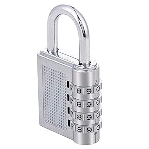 Hand Bag Shaped Combination Padlock Lock (Color May Vary)