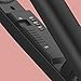 xtava Gloss Factor Titanium Flat Iron - Professional 1 inch Dual Voltage Hair Straightener and Curler with Temperature Control - Auto Shut Off Hair Straightening Iron with Heat Resistant Travel Case