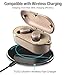 TOZO T10 Bluetooth 5.0 Wireless Earbuds with Wireless Charging Case IPX8 Waterproof TWS Stereo Headphones in Ear Built in Mic Headset Premium Sound with Deep Bass for Sport Khakithumb 4