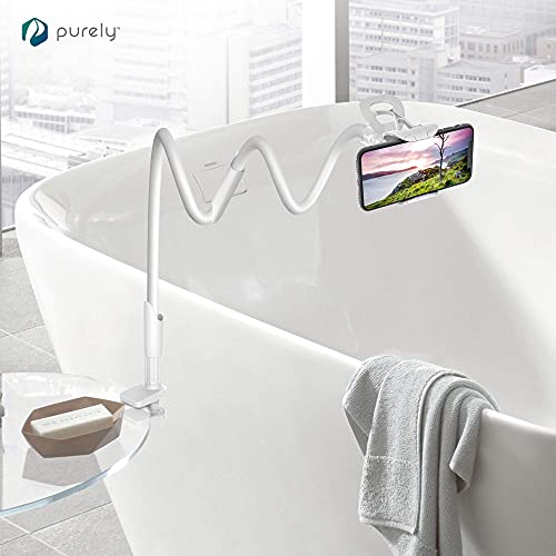 Purely Gooseneck Phone Holder Flexible Arm Cell Phone Stand for Desk