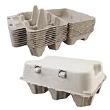 Haven Homestead Duck Egg Cartons - 3 x 2 inch cell