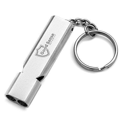 Good Sense Security 2 Emergency/Survival Whistles on Keychain or