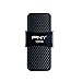 PNY 128GB Duo Link USB 3.1 Type-C OTG Flash Drive for Android Devices and Computers - External Mobile Storage for Photos, Videos, and More