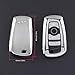Key Case Cover for BMW 2 3 4 5 6 7 Series X3 X4 M2 M3 M4 M5 M6 Accessories Silver Fob Holder Keychain F22 F30 F36 F10 F12 F01 F25 F26 F87 F80 F82
