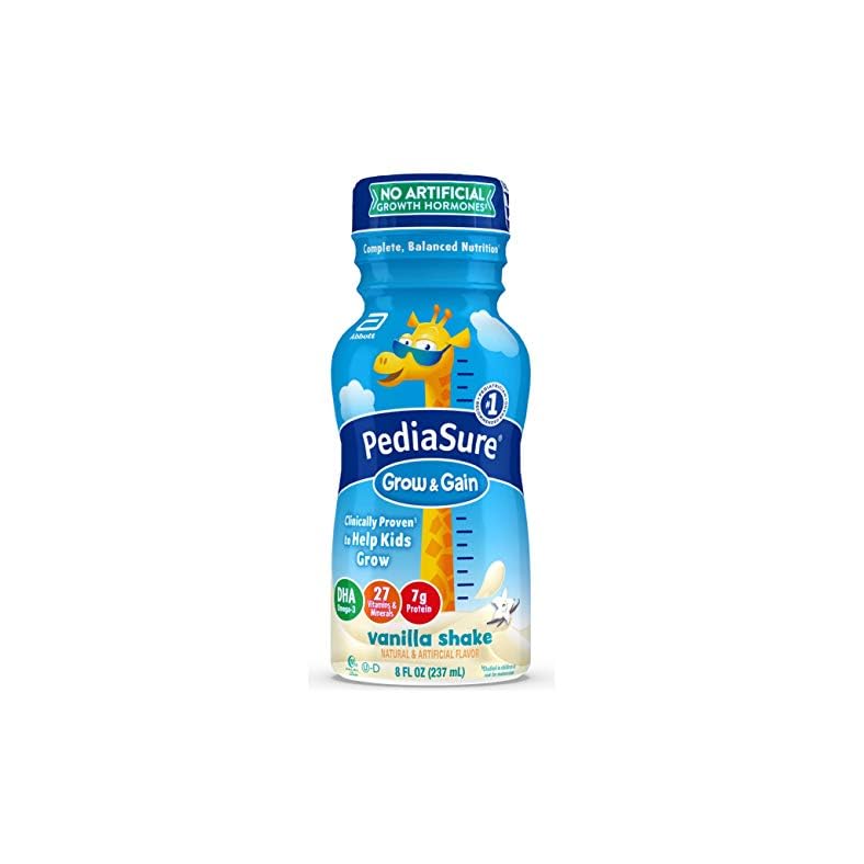 PediaSure Grow & Gain with Immune Support, Kids Protein Shake, 27 Vitamins and Minerals, 7g Protein, Helps Kids Catch Up… PediaSure Grow & Gain with Immune Support, Kids Protein Shake, 27 Vitamins and Minerals, 7g Protein, Helps Kids Catch Up…