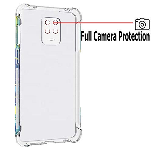 ValueActive ® Slim Crystal Clear Soft TPU Anti-Dust Plugs Protection Skin Camera Protect Back Cover for Redmi Note 9 Pro