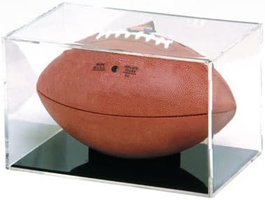 Creative Sports BQ-FOOTBALL-GS BallQube Football Display Case-Holder- Grand Stand