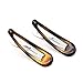 Dofash Epoxy Snap Hair Clips Metal Grips 5cm/2in Tortoise Accessories 12Pcs (Epoxy Tortie)