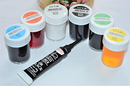 Hongbe Kids Water Based Glass Paints Transparent Stained Effect Plus Black Outliner