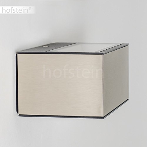 LED Außenwandleuchte Spider, Wandlampe aus Metall in Edelstahl, Gartenbeleuchtung 9 Watt, 480 Lumen, 4000 Kelvin… – Bild 5