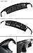 Fits for 2012-2015 Jaguar XF Sport Rear Lower Bumper Diffuser Lip XFR-S Style