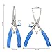 Booms Fishing F1 Fishing Pliers Hook Remover Fishing Multi Tool with Sheath Blue