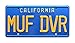 Cheech & Chong’s Up in Smoke | MUF DVR | Metal Stamped License Plate
