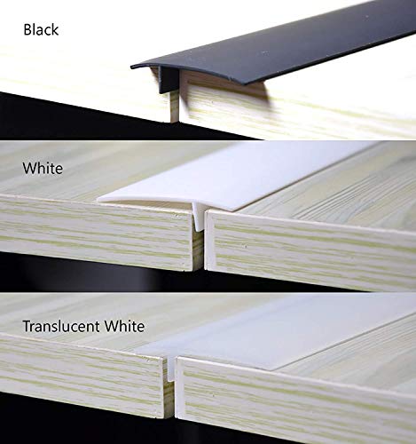 Stove Counter Gap Cover Songway Gap Filler Seals Spills/ 21 inch Silicone Gap Cover/for Countertop, Stove, Oven, Washer, Dryer, Kitchen Appliances, Set of 2 (Translucent White)