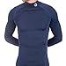 ARMEDES Mens Mock Neck Long-Sleeved T-Shirt Cool Dry Compression Baselayer AR-151/53