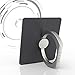 YOSH Cell Phone Holder, Universal Smartphone Finger Expanding Ring Grip Stand Attached for Any Smart Devices, Mobile Devices, Tablets and Cases (Dark Grey) …