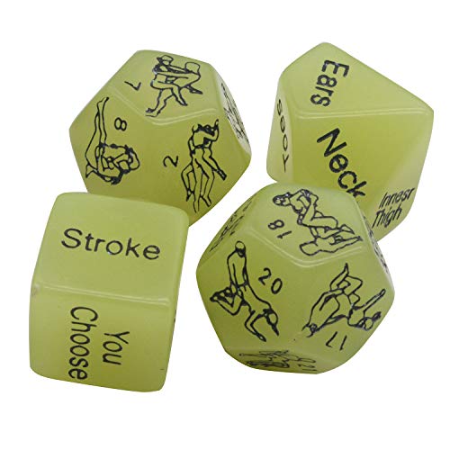 image for Fly-Love Funny Romantic Role Playing Dice Party Dice Game Set of 4,Nov