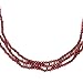 Kurt Adler 9-Foot Burgundy Wooden Bead Garland