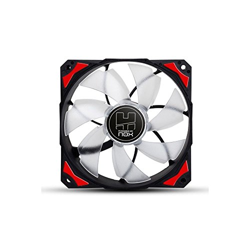 Nox-H-FAN-NXHUMMERF120LR-Ventilador-para-Caja-PC-12-cm-LED-Rojo
