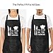 I'll Feed All You - Funny Apron for Men with 2 Pockets Christmas Gifts for Dad, Birthday Gifts for Men, Women, Boyfriend, Husband, Brother, Mom, Friend, BBQ Grilling Aprons for Men