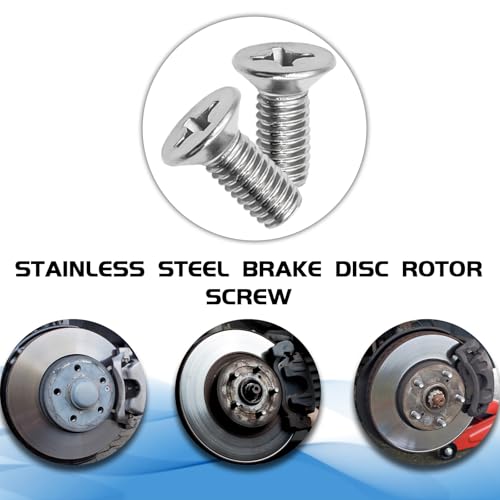 Hirificing 4PCS Rotor Screws Brake Rotor Retaining