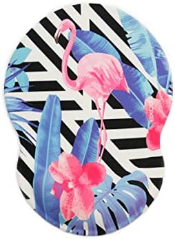 Muziwennju Mouse Pad, Black Memory Cotton, Mouse Pad, Wrist Wrist Large Wrist Rest, Thickened Game Pad Hand Rest, The Best Gift latest models (Color : Flamingo)
