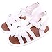 Voberry® Baby Infant Girls Flower Shoes Summer Crib Sandals (12~18 Month, White )