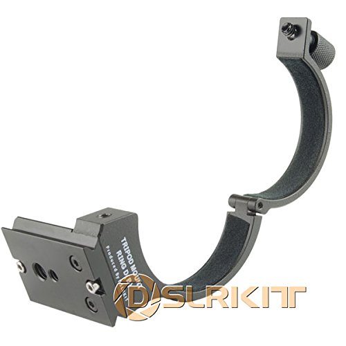 DSLRKIT Metal Tripod Mount Ring D with Quick Release Plate for Canon 100mm f/2.8L Macro IS