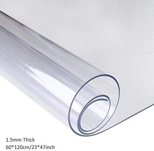 Multi-Size PVC Tablecloth Table Protector Clear Plastic Tablecloth Cover Mat Wipeable Easy to Clean make home new life