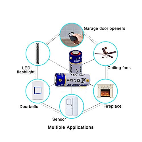 MJKAA 10 Count A23 23a 12 Volt Battery for Garage Doors Opener