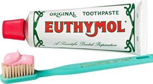 Euthymol Original Toothpaste Bundle, 2 x 75ml Fluoride-Free Toothpaste for Plaque Removal Antibacterial, Cavity & Gum Care - Image 4