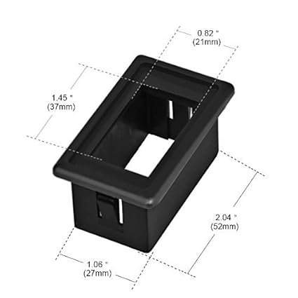 WATERWICH 7 pin Momentary Winch In Out Rocker Toggle Switch Waterproof DC 20A 12V/10A 24V Black Shell/ON-OFF-ON DPDT illuminated Rocker Switch For Auto Truck Boat Marine Off Road (Green)