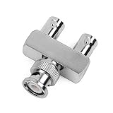 Phonetone 3-way Y triple one BNC male to two BNC female Jack Plug RF adapter Coaxial Cable connector converter for Mobile signal booster repeater Antennas