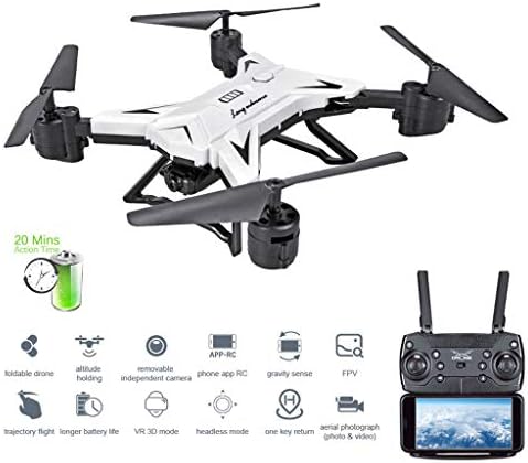 Harpi KY601S WiFi FPV Drone with HD Wide Angle Camera 6Axis 2.4G 4CH RC RC Altitude Hold Headless Mode Quadcopter