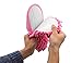 Microfiber Slippers Women's House Slippers Floor Cleaning Mop Floor Dust Cleaning Tool Ladies Slippers (Pink)