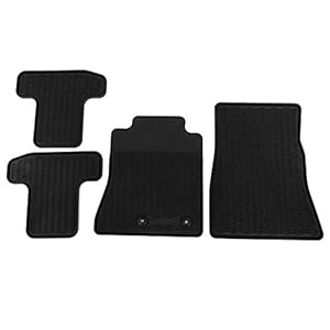 4 Stks/Set Zwart Rubberen Vloer Liners, Antislip Auto Vloermat Accessoire Past voor Mustang 2015-2020