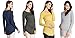 Sweet Mommy Bamboo Simple Maternity and Nursing Long Sleeve Tee Shirt