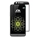 LG G5 Screen Protector [3D Full Curved Edge] [Tempered Glass] [Colored Edge], Popsky Ultra Clear 9H Hardness Scratch Proof Protective Film (Black)