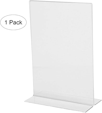 Espositori Da Tavolo Porta Avvisi Da Tavolo 5pz 10pz 15pz 20pz 1pz 3pz 210 148mm Plexiglas Trasparente Menu Da Tavolo Per Supporti Foto E Segnaposto Sign Holder Verticale Menu Amazon It Casa E