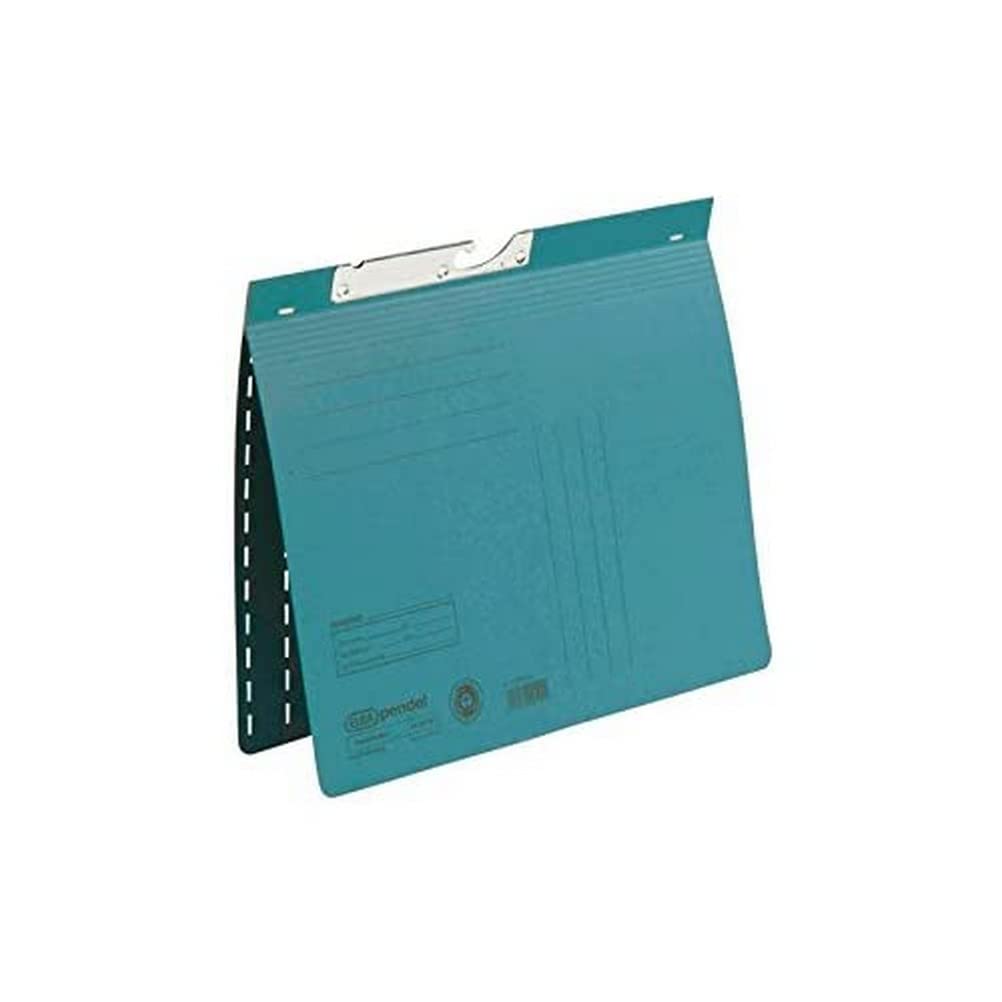 Elba 90451BL Suspension File Manila Cardboard Recycled Material 250 g/m² Commercial Binding and Slit Pack of 50 Blue