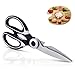 Heavy Duty Kitchen Shears, Ultra Sharp Stainless Steel Multi-Purpose Kitchen Scissors with Cover for Chicken, Fish, Poultry, Herbs, Vegetables and BBQ