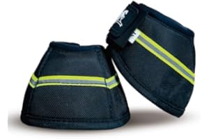 RS Premium Horses Bell Boots | Prevent Horses from Injury | Professional Bell Boots for Horses with Superb Protection, Durability, Comfort, Relaxable & Lightweight | Easily Remove mud & dust