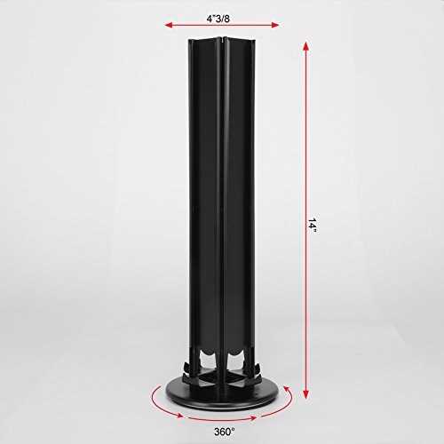 Capsule Storage Rack Rotatable ,Coffee Pod Holder ，Shelves Metal Steel for 40 Cups Nespresso,Iron ,Black (40 Pods) - Thumbnail 5