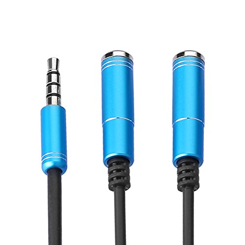 SIENOC 6-Way 3.5mm Stereo Audio Multi Earphone Headset Splitter Adapter Connector Music Sharing Device Music Hub for iPhone iPad Samsung HTC Galaxy Tab Nokia Lumia Sony LG